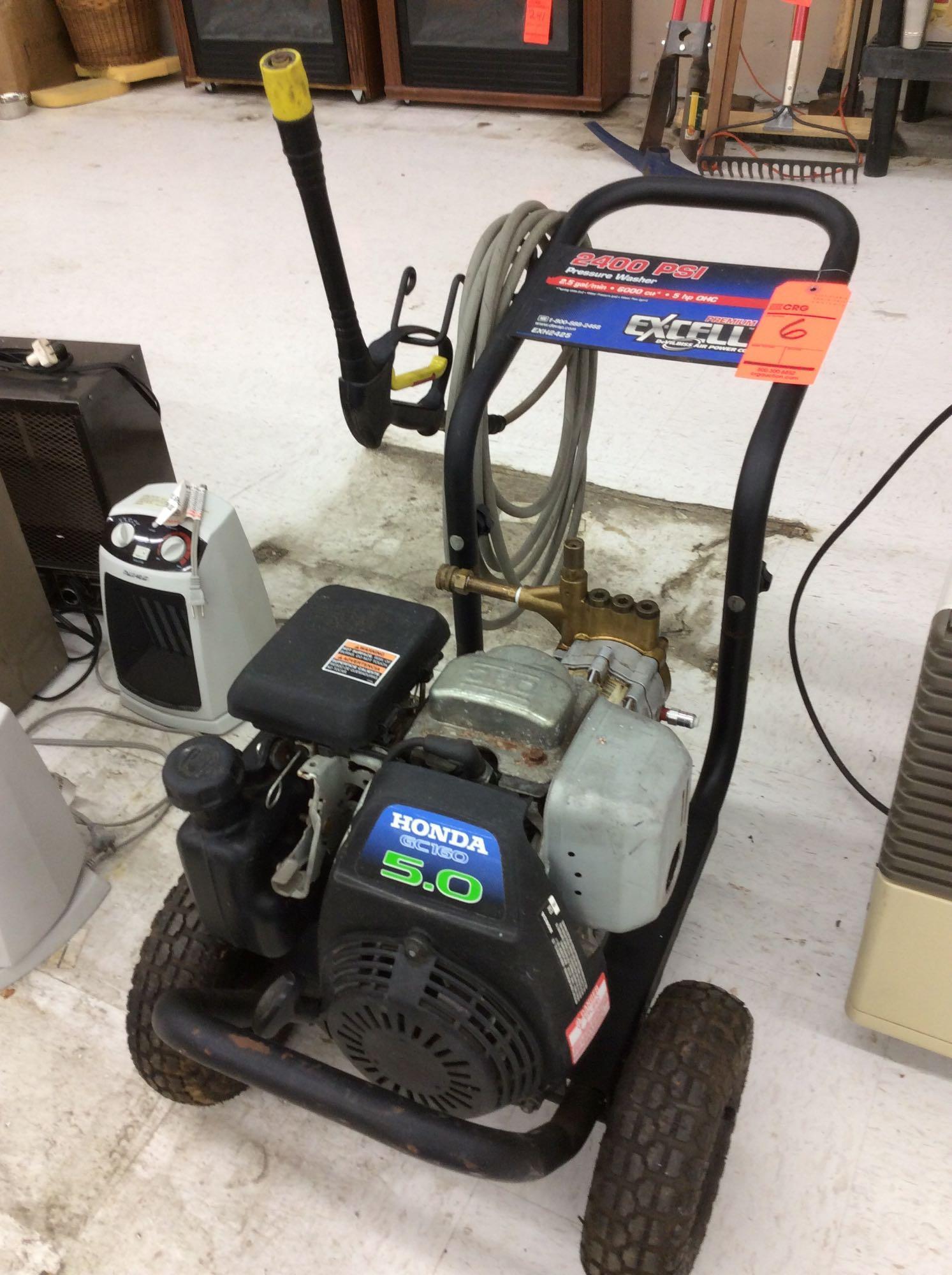 Devilbiss Excel 2400psi pressure washer w/rebuilt Honda GC160 5hp