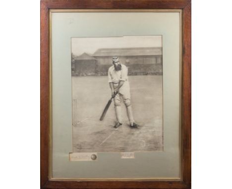 GRACE W. G.: (1848-1915) English Cricketer. A large vintage signed 16 x 21 photogravure by artist Archibald Stuart-Wortley, t