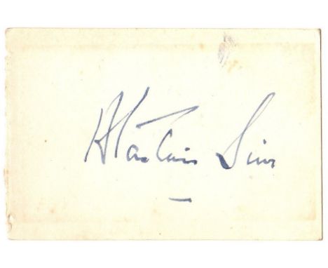 BRITISH COMEDY: Selection of small vintage signed album pages and a few pieces by various British comedy actors and comedians