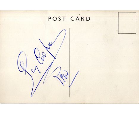 ACTORS: Selection of vintage ink signatures by various film actors, all to the verso of postcards featuring illustrations of 