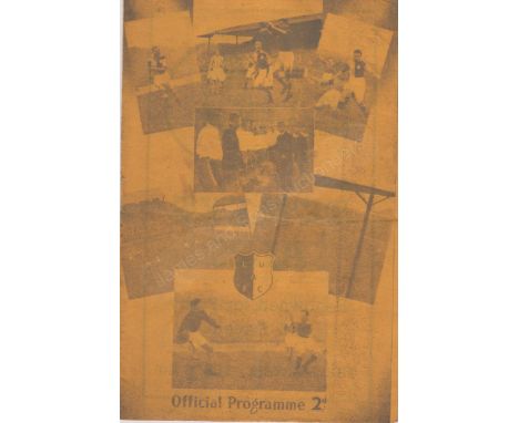 Leeds United v Arsenal 22nd March 1947 programme. No writing.