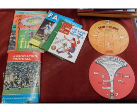 Football ephemera and programmes from the 1960s including, The luck of the Bounce, FA Guide for referees &amp; Linesmen, Foot