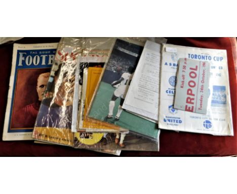 A collection of miscellaneous sporting items 1906-1978. "The Book of Football" fortnightly magazine Part 6 of 12 published in