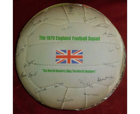 England World Cup Squad album 1970 - a highly collectable vinyl LP of songs by the 1970 England World Cup squad, with contrib