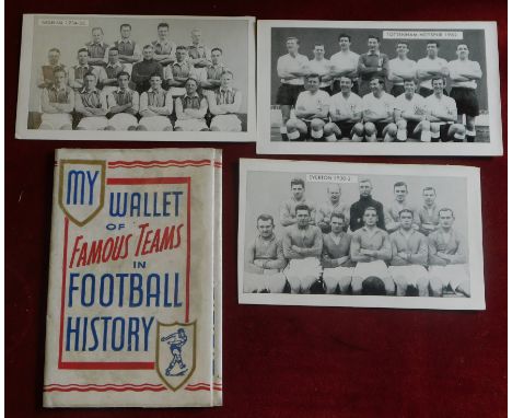 Everton 1930-31, Arsenal 1934-35 and Tottenham Hotspur 1962, Real Team&nbsp;Photographic Trade Cards (Hotspur - Famous Teams 