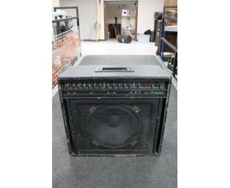 A Carlsbro Stingray pro bass amplifier 