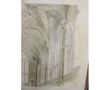 Anne Lynch (Modern British School) 'The Customs House, King's Lynn, signed and dated '1959', pen and watercolour, 35 x 25cm; 