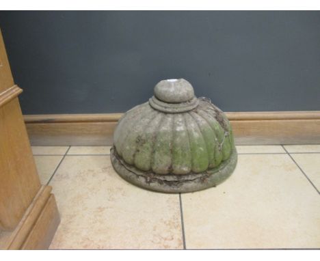 A pair of architectural garden ornaments  