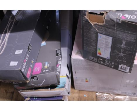 A job lot of catalogue returns lighting (untested) 