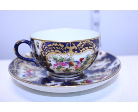 A 19th Century Royal Worcester coffee cup and saucer patter 2136 