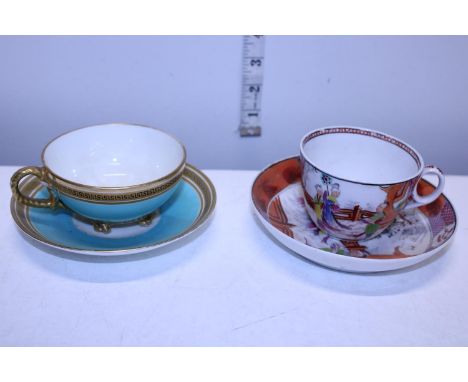 Two antique cup and saucers 
