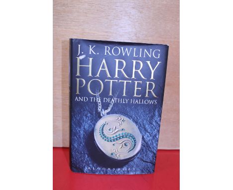 A J K Rowling Harry Potter and the Deathly Hallows First Edition 