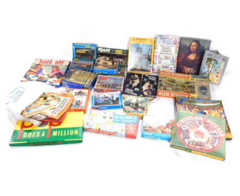 Jigsaws, Arrow Games Ltd Hands Off, 1000 piece puzzle, etc. (a quantity)