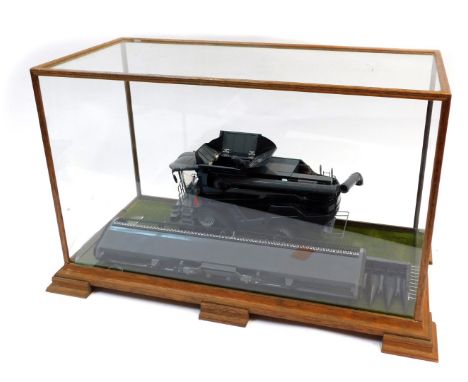 A Ros 1:32 scale Fendt Ideal 9T combine harvester, in display case, with original box. (AF)