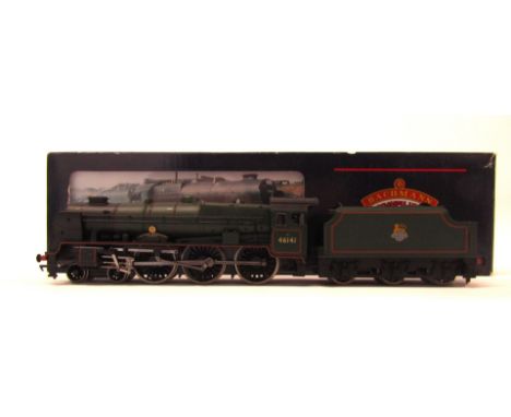 A Bachmann Branch Line OO gauge rebuilt Scot Class locomotive The North Staffordshire Regiment, 4-6-0, 46141, BR green early 