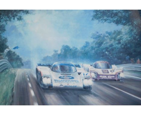 After Alan Fearnley. Putting the Cat Out, limited edition signed print, signed in pencil to margin and numbered 590/850, 36cm