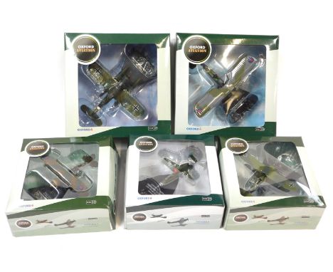 Oxford Aviation 1:72 scale front line fighters, including Heinkell HE 162A-2 Salamander (Volksjager) 2/JG1 Einsatz Gruppe 1 L