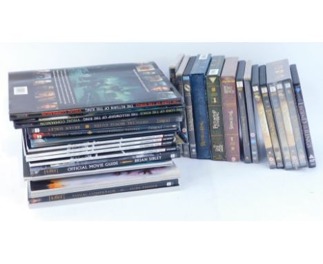A group of Lord of the Rings memorabilia, to include Visual Companion Guides, DVDs, Special Edition Extended DVD sets, Empire