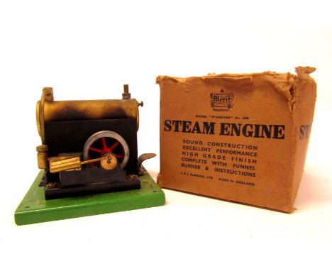 A Merritt standard number 1540 steam engine, partially boxed. 