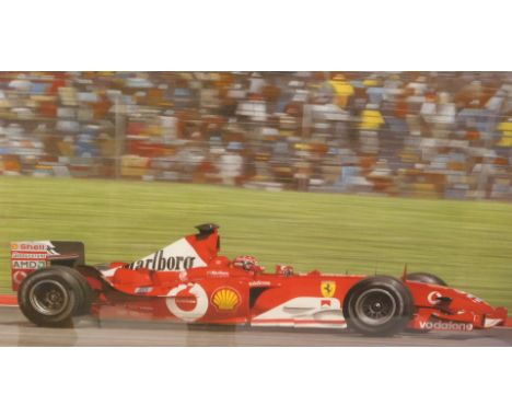 Ray Goldsbrough. Champion of Champions, depicting Michael Schumacher achieving his sixth Formula 1 World Championship title, 