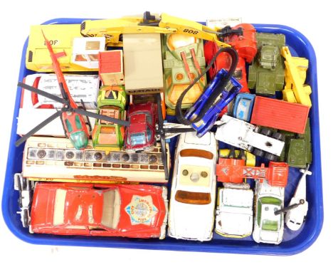 Corgi and Matchbox diecast, including Matchbox Super Kings Jaguar XJ12, Matchbox Super Kings K16 Ford LTS series tractor, Mat