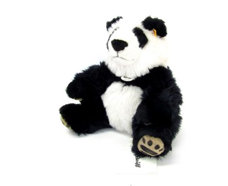 A Steiff cuddly soft plush Manschli the Panda, 064258. 
