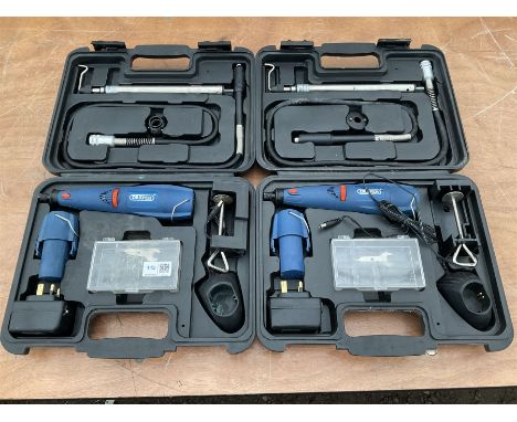 Pair of Draper multi tools with batteries and chargers  - THIS LOT IS TO BE COLLECTED BY APPOINTMENT FROM DUGGLEBY STORAGE, G