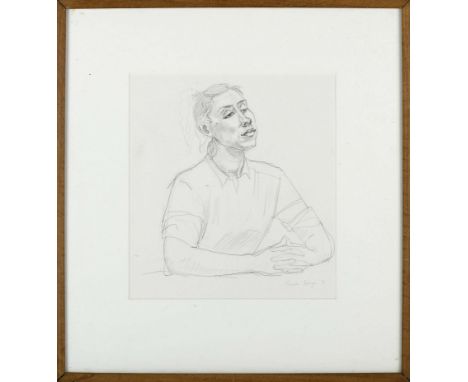 PAULA REGO - 1935-2022, Untitled, charcoal on paper, signed and dated 1991. Notes: label from the Marlborough Fine Art Galler