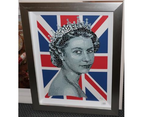 Paul Normansell (b.1978) ''Happy and Glorious'' Signed and numbered 71/195, giclee print, 64cm by 48cm Sold together with DeM