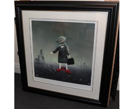 Mackenzie Thorpe (b.1956) ''Sunday Best'' Signed, inscribed and numbered 33/295, hand embellished print, 71cm by 68cm Sold to