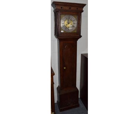 ~ An oak eight day longcase clock, signed Wilkinson, Wigton, 18th century, later case 