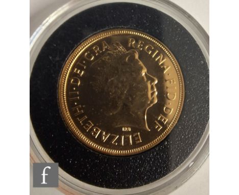 An Elizabeth II 2006 sovereign, reverse St George &amp; Dragon. 