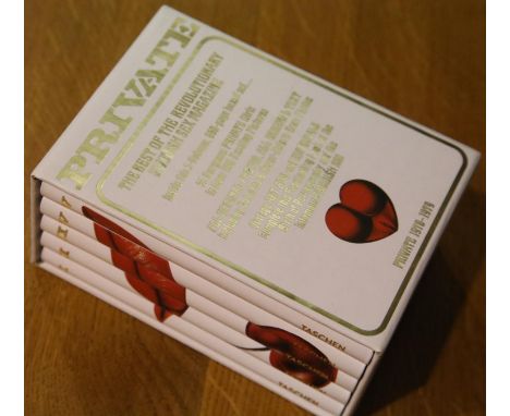 Taschen Miniature book set of Private Magazine 1970-1979.  P&amp;P Group 1 (£14+VAT for the first lot and £1+VAT for subseque