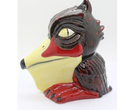 Lorna Bailey Spike the Pelican, H: 18 cm. P&P Group 3 (£25+VAT for the first lot and £5+VAT for subsequent lots)Condition Rep