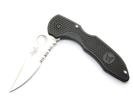 New old stock American Benchmade folding knife. (blade length 10 cm). P&amp;P Group 2 (£18+VAT for the first lot and £3+VAT f