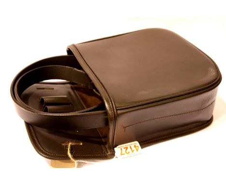 New John Shooter leather shooting bag RRP £80. P&amp;P Group 2 (£18+VAT for the first lot and £3+VAT for subsequent lots) 