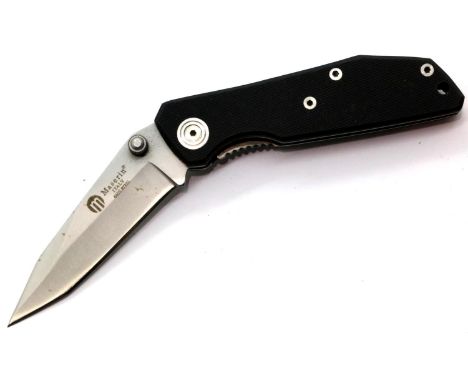 New old stock Maserin of Italy folding knife with 440S steel. (blade length 9 cm) P&amp;P Group 2 (£18+VAT for the first lot 