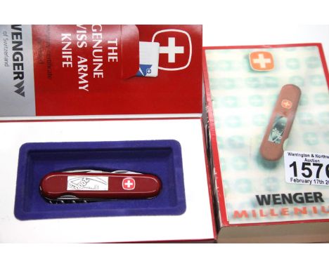 Boxed Wenger Millenium Swiss army knife. P&amp;P Group 2 (£18+VAT for the first lot and £3+VAT for subsequent lots) 