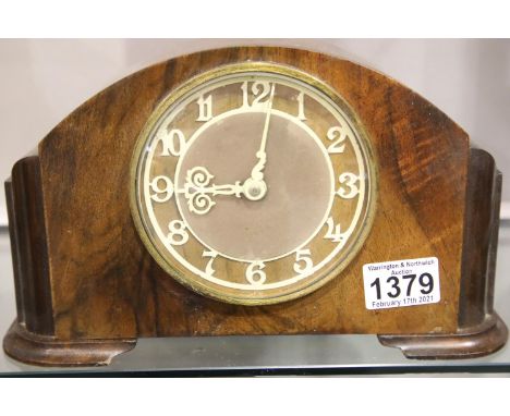Mid century Mappin and Webb mantel clock, Not available for in-house P&amp;P, contact Paul O'Hea at Mailboxes on 01925 659133