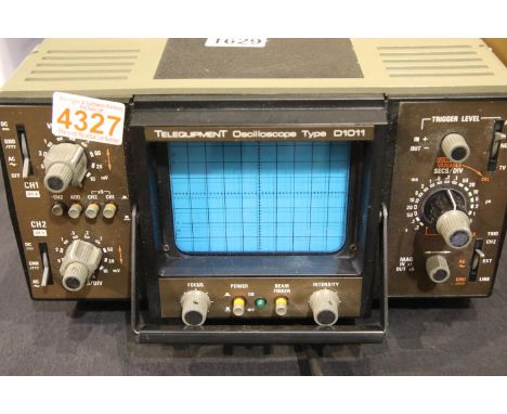 Telequipment oscilloscope type D1011. P&P Group 3 (£25+VAT for the first lot and £5+VAT for subsequent lots)Condition Report: