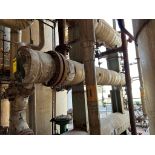 304L Stainless Steel Heater Area 14.9 M2, 13“ Diameter Shell, 4 Passes per tube, 62 1” Diameter tub