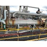 Constructora Quimica Industrial 316L Stainless Steel Heat Exchanger, Model BEM, Series No. 40833, Y
