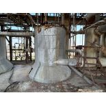 Neutralization Vessel Vertical Type 316 Stainless Steel, 1.65m x 2.2m, Capacity 4.7 M3 / Recipiente