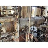 304 Stainless Steel Heater, Year 1972, Area, ??? 19“ Diameter Shell with 3.42 m Length, 4 Passes, 8