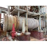 304L Stainless Steel Heat Exchanger, 187 M3 Area, 34.01“ Shell Diameter, 766 1” Tubes, 10 Ft Length