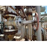 Lot of 4 valves, Contains: 2 of 8“ A/I gate valves at 300 PSI; 2 of 10” A/I gate valves at 150 PSI.