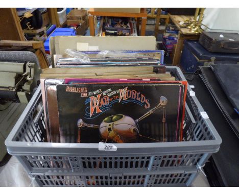 A Box of 45 and 33rpm Records to Include Freddie and the Dreamers, Michael Jackson, Janet Jackson, ABBA, Elvis Presley etc  