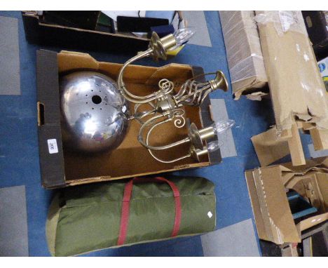A Folding Tent and Light Fitting Etc 