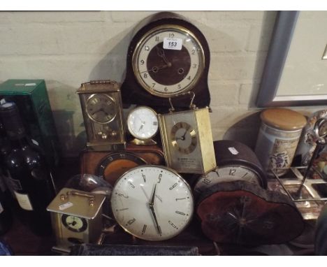 A Collection of Eleven Various Vintage Clocks for Repair and Restoration