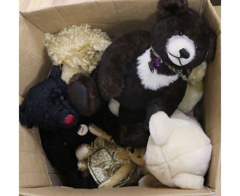 A Collection of Steiff stuffed toy teddy bears
